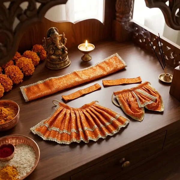 Orange_Lakshmi_Ganesh_Ji_Poshak