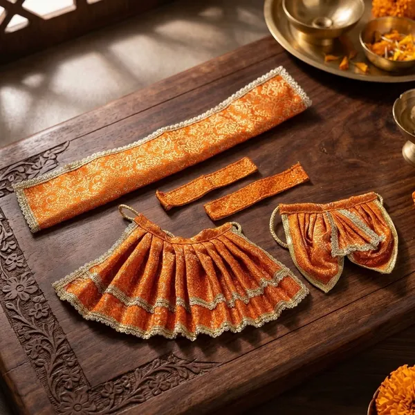 Orange_Lakshmi_Ganesh_Ji_Poshak
