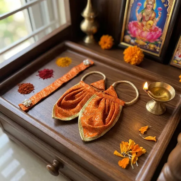 Orange_Tirupati_Bala_Ji_Vastram_|_Dress