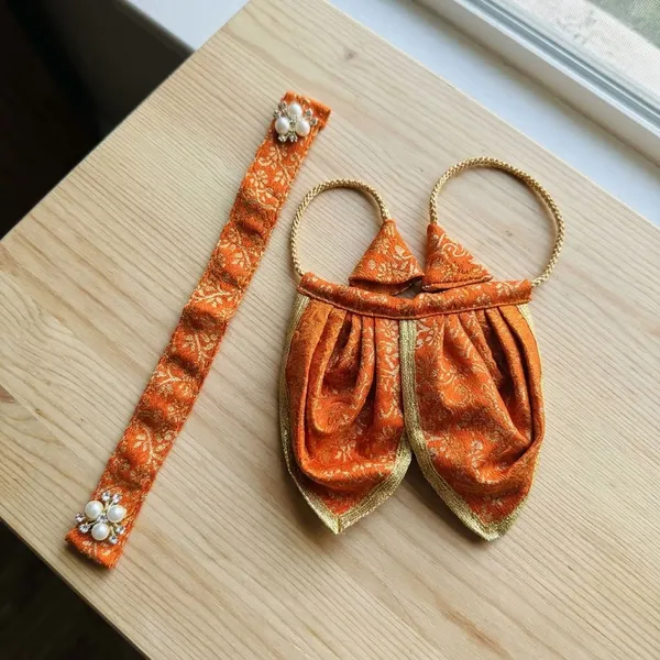 Orange_Tirupati_Bala_Ji_Vastram_|_Dress