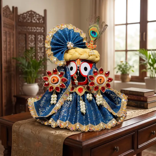 Jagannath_Ji_Blue_Brocade_12_pc_Dress_Set