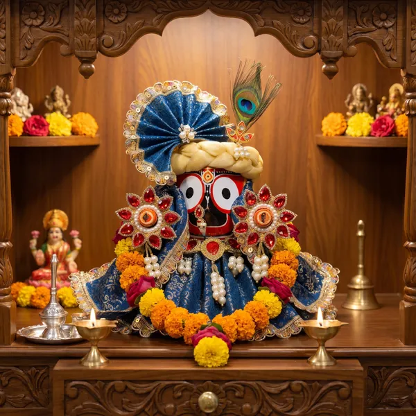 Jagannath_Ji_Blue_Brocade_12_pc_Dress_Set