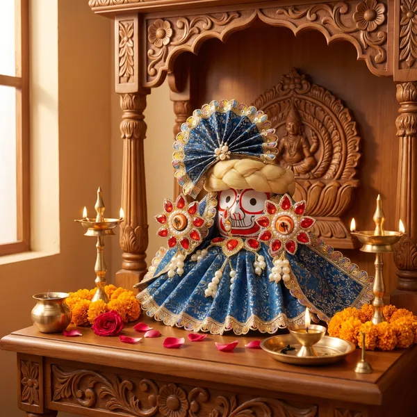 Jagannath_Ji_Blue_Brocade_12_pc_Dress_Set