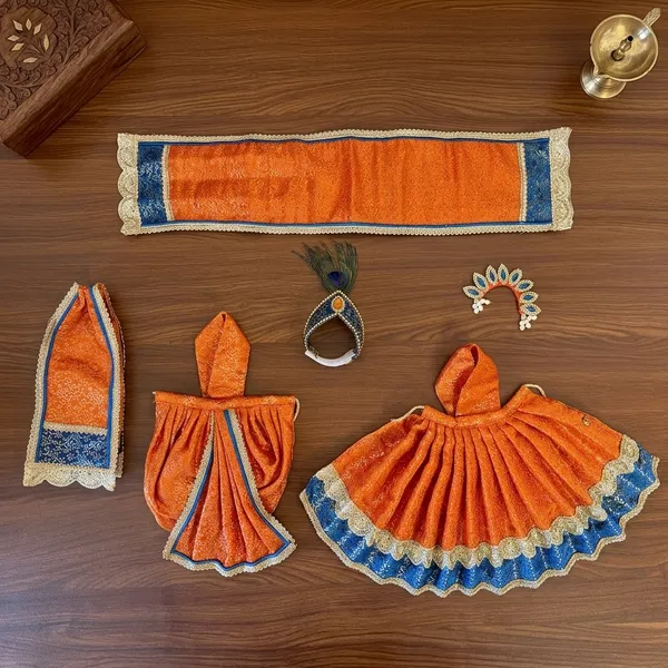 Radha_Krishna_Orange_|_Blue_Dress