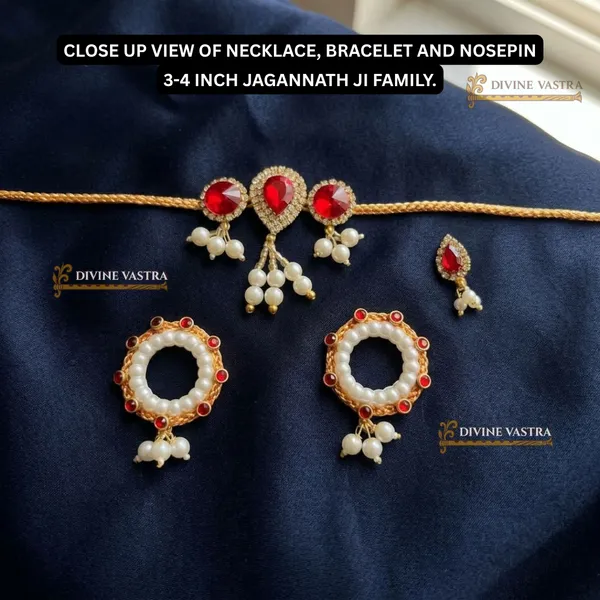 Red_Jewellery_Set_for_4"_Idol_Jagannath_Ji_Family