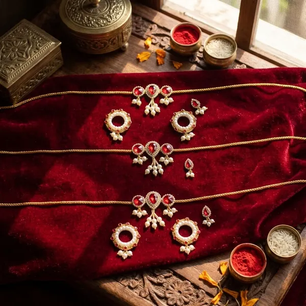 Red_Jewellery_Set_for_4"_Idol_Jagannath_Ji_Family