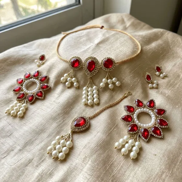 Red_Jewellery_Set_for_5-6"_Idol_Jagannath_Ji_Family