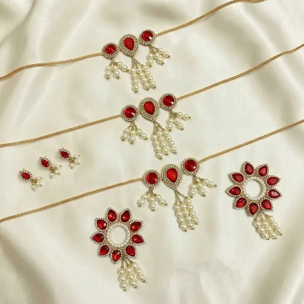 Red_Jewellery_Set_for_7-8"_Idol_Jagannath_Ji_Family