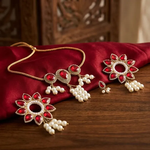 Red_Jewellery_Set_for_7-8"_Idol_Jagannath_Ji_Family