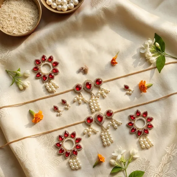 Red_Jewellery_Set_for_7-8"_Idol_Jagannath_Ji_Family