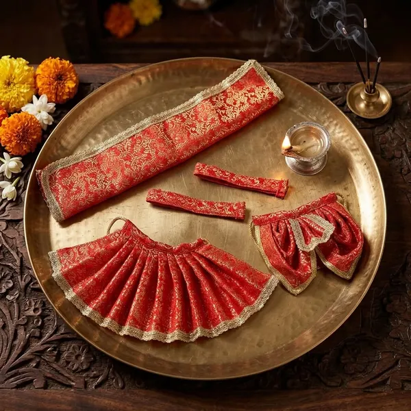 Red_Lakshmi_Ganesh_Ji_Poshak