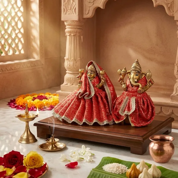 Red_Lakshmi_Ganesh_Ji_Poshak