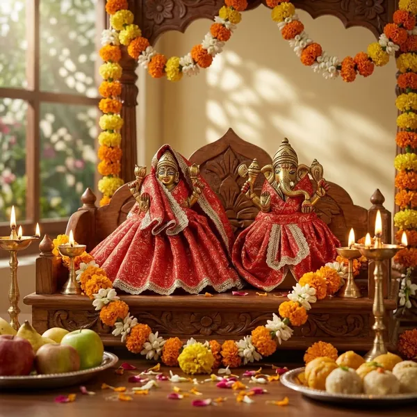 Red_Lakshmi_Ganesh_Ji_Poshak