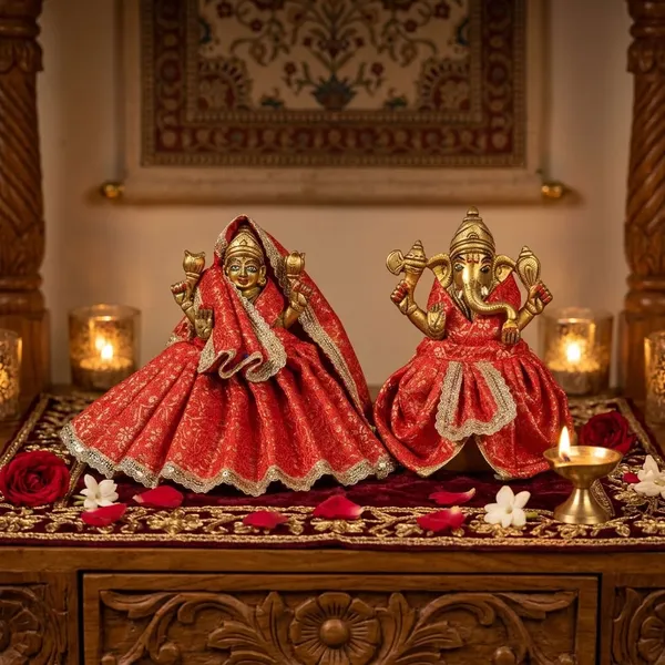 Red_Lakshmi_Ganesh_Ji_Poshak