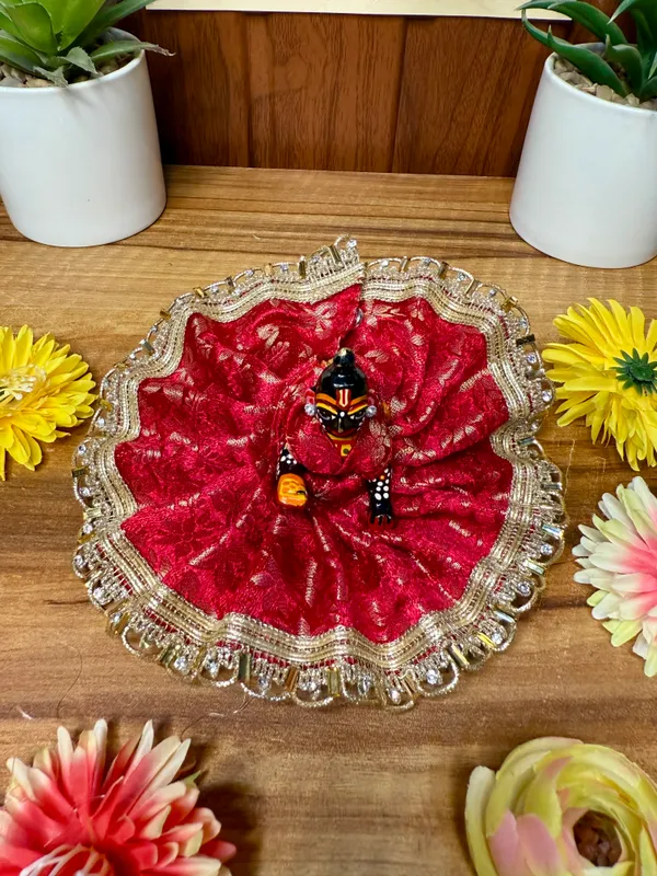 Laddu_Gopal_Red_Magenta_Poshak_with_Pagdi