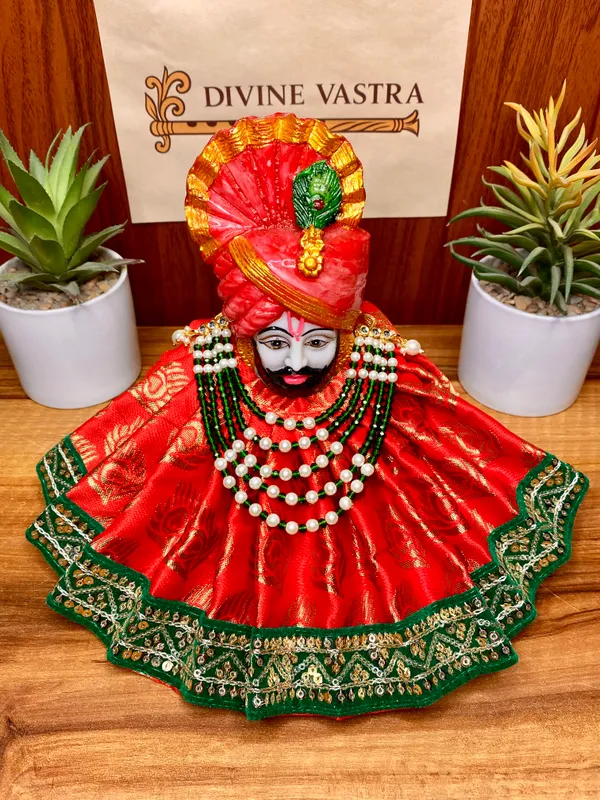 Khatu_Shyam_Baba_Lal_Kesari_Poshak