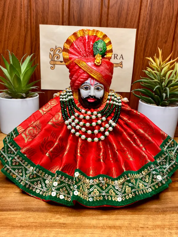 Khatu_Shyam_Baba_Lal_Kesari_Poshak