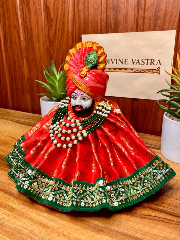 Khatu_Shyam_Baba_Lal_Kesari_Poshak