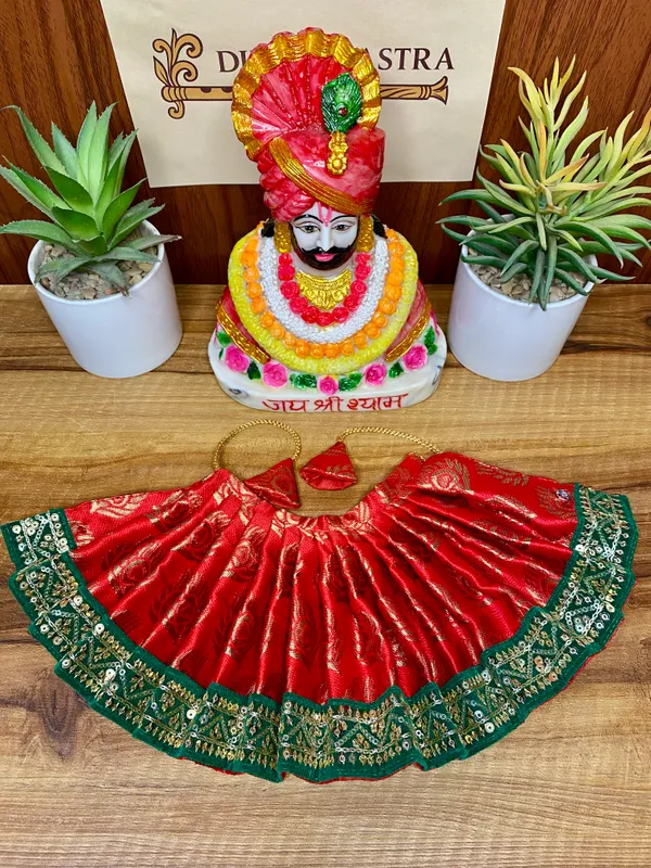 Khatu_Shyam_Baba_Lal_Kesari_Poshak