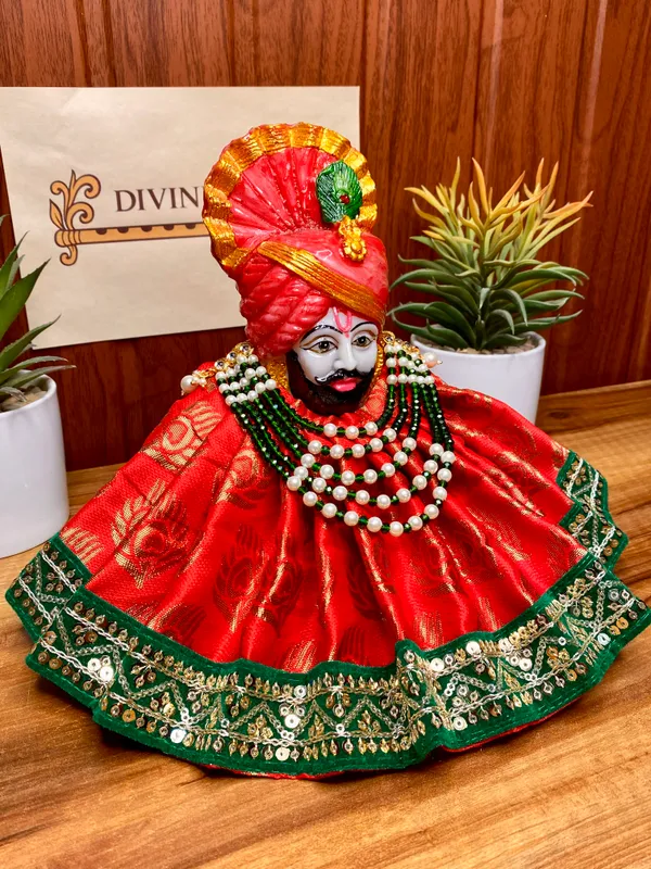 Khatu_Shyam_Baba_Lal_Kesari_Poshak