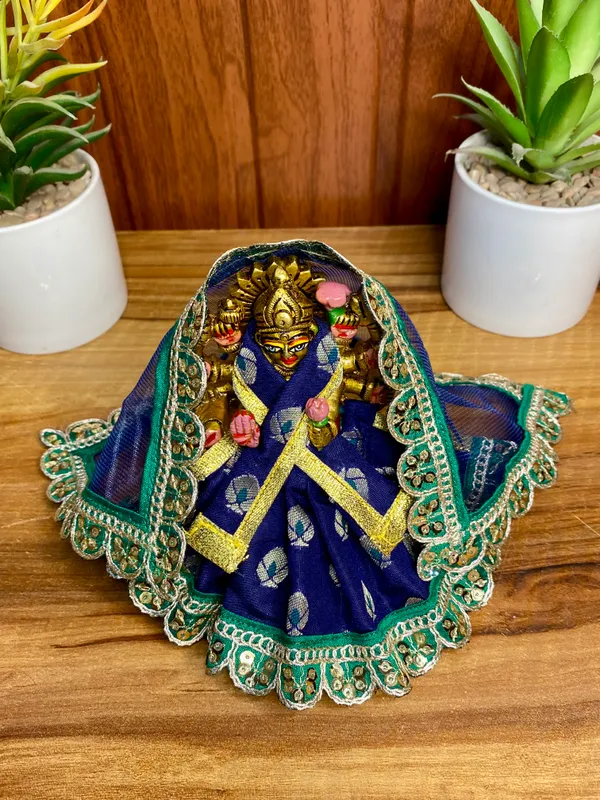 Mata_Rani_Dress_Blue_Neel_Varsha_Poshak