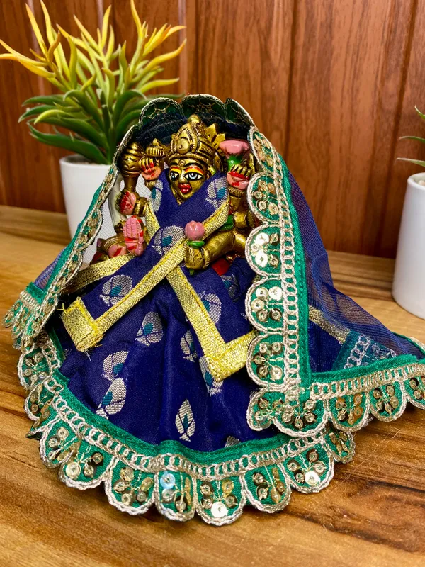 Mata_Rani_Dress_Blue_Neel_Varsha_Poshak