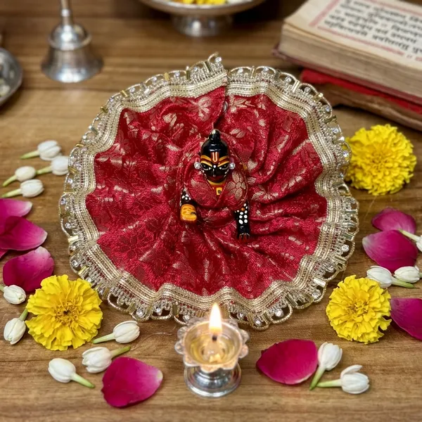 Laddu_Gopal_Red_Magenta_Poshak_with_Pagdi