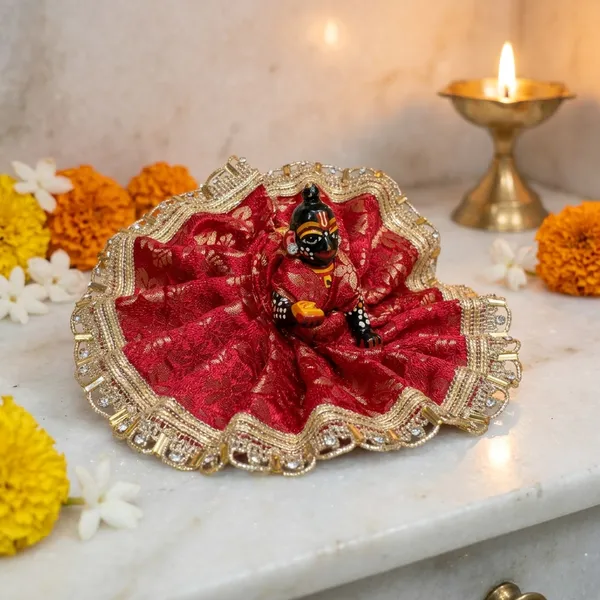 Laddu_Gopal_Red_Magenta_Poshak_with_Pagdi