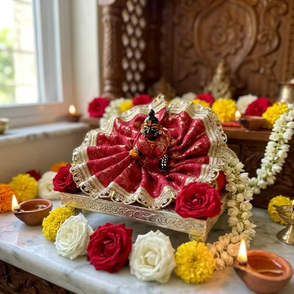 Laddu_Gopal_Red_Magenta_Poshak_with_Pagdi
