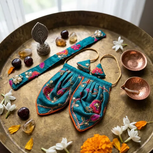 Teal_Tirupati_Bala_Ji_Vastram_|_Dress