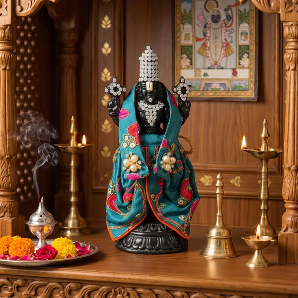 Teal_Tirupati_Bala_Ji_Vastram_|_Dress
