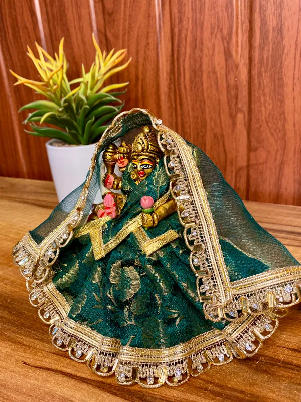 Mata_Rani_Dress_Green_Vanrajya_Poshak