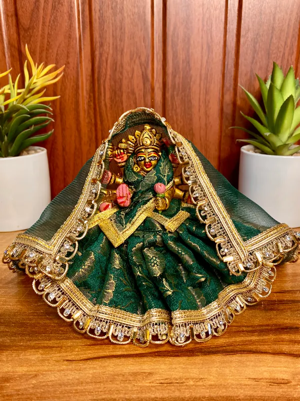 Mata_Rani_Dress_Green_Vanrajya_Poshak