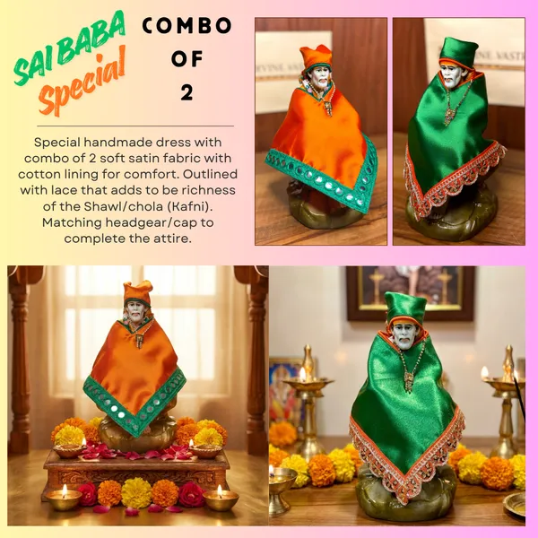 Sai_Baba_Poshak_Dress_Set_Orange_|_Green(Combo_Of_2)