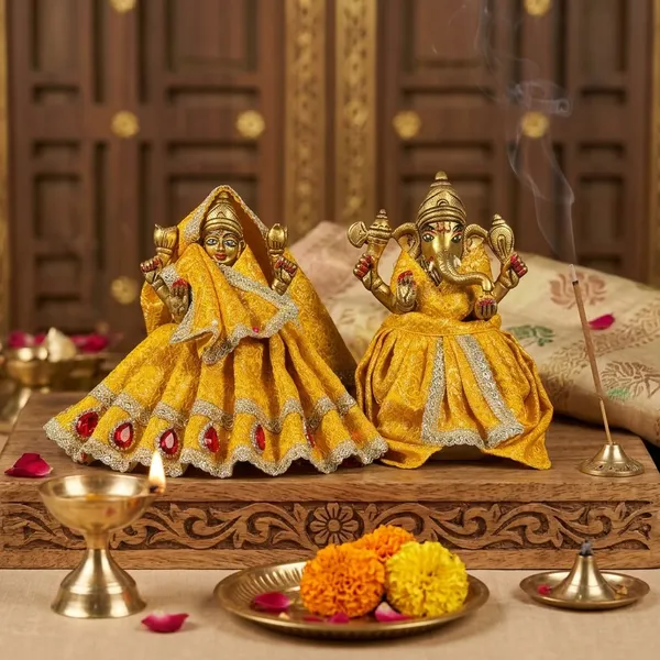 Yellow_Lakshmi_Ganesh_Ji_Poshak