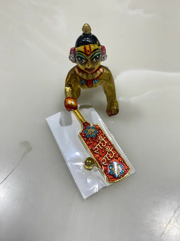 Radhe_Krishna/Laddugopal_Bat_Ball_Set