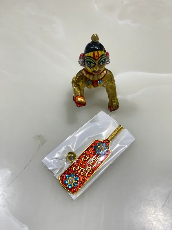 Radhe_Krishna/Laddugopal_Bat_Ball_Set