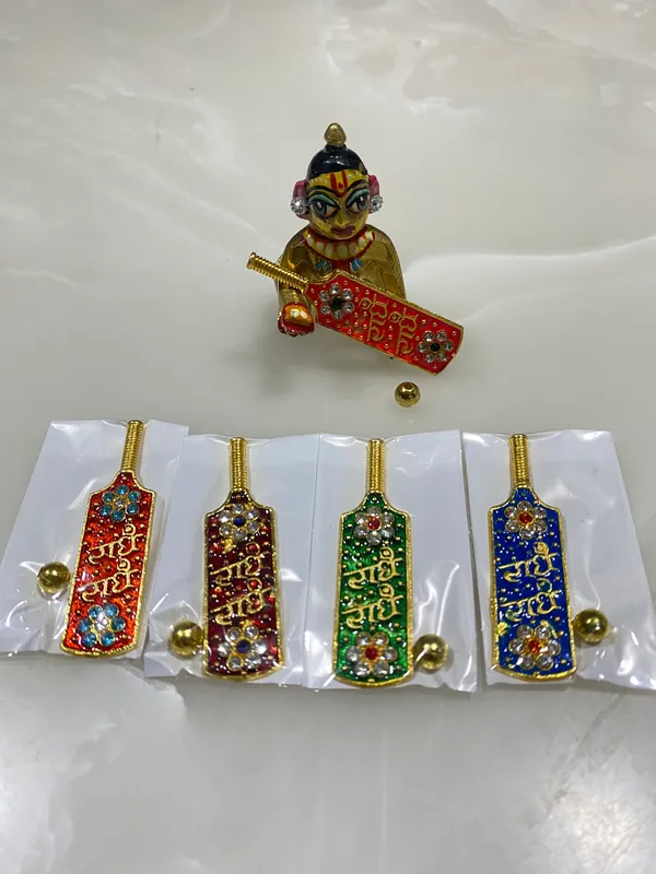 Radhe_Krishna/Laddugopal_Bat_Ball_Set
