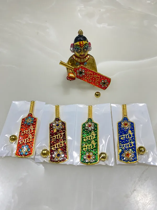 Radhe_Krishna/Laddugopal_Bat_Ball_Set