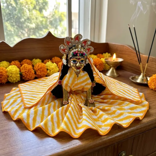 Bal_Radha_Yellow_Cotton_Stripe_Dress