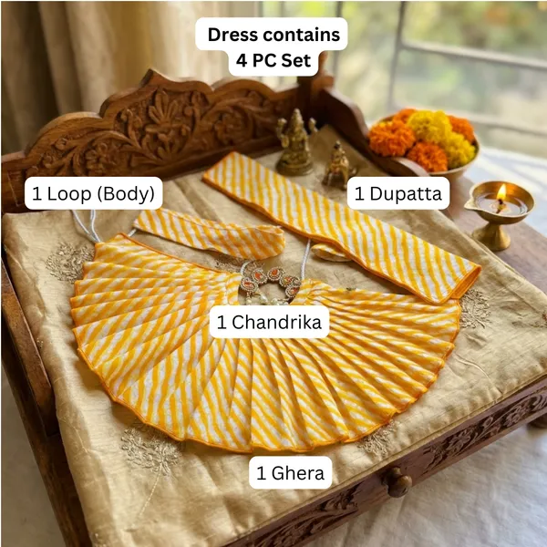 Bal_Radha_Yellow_Cotton_Stripe_Dress