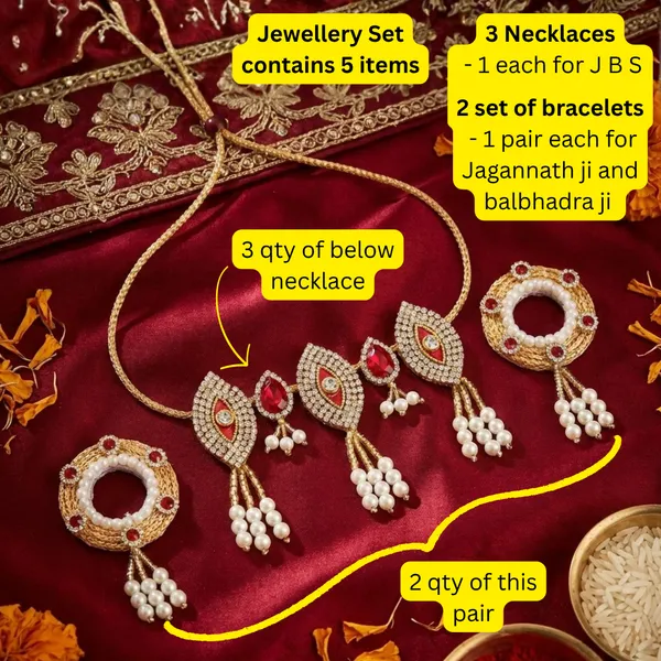 Mala_Bracelet_Set_for_Jagannath_Ji_Family_Rath_Yatra_Dress