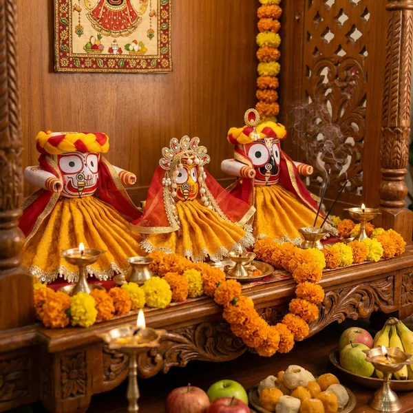 Jagannath_Family_Festive_Special_Yellow_Brocade_10_pc_Dress_Set