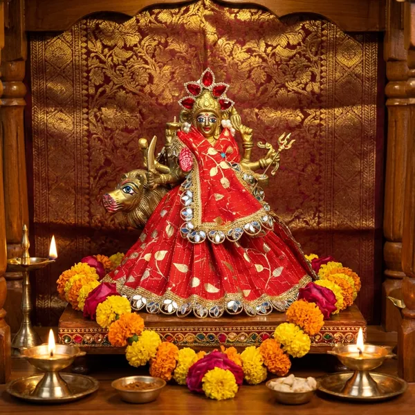 Mata_Rani_Navratri_Special_Red_Golden_Poshak