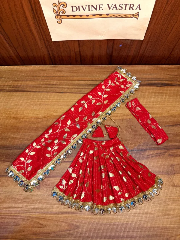 Mata_Rani_Navratri_Special_Red_Golden_Poshak