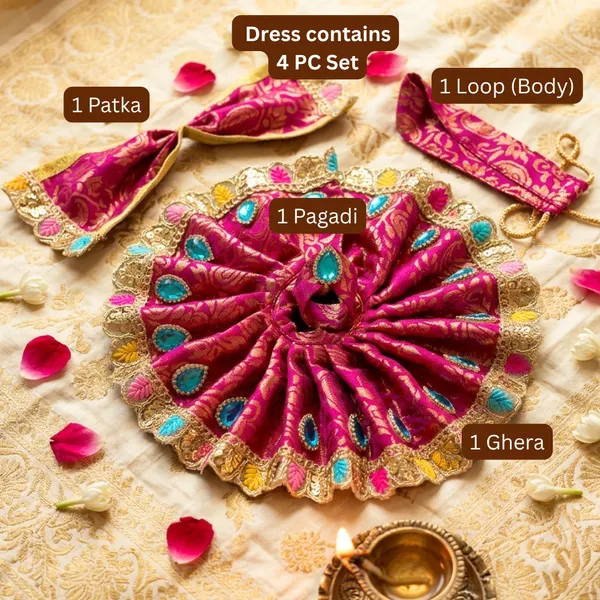 Diwali_Spl_Laddu_Gopal_Royal_Magenta_Dress_0-3