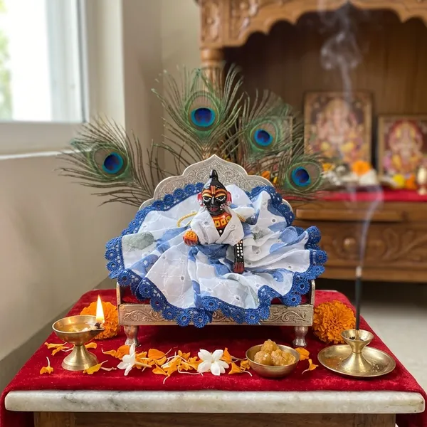 Laddu_Gopal_Summer_Cotton_Dress_Tie-Dye_With__Pagdi