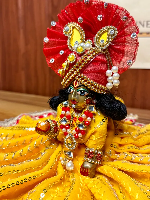 Laddu_Gopal_Basant_Panchami_Spl_Poshak_|_Matching_Pagdi