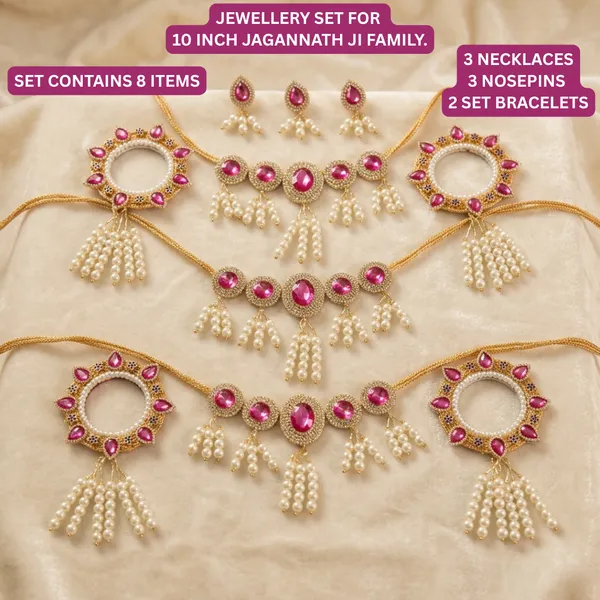 Jewellery_Set_(Pink_Set_C)_for_Jagannath_Ji_Family