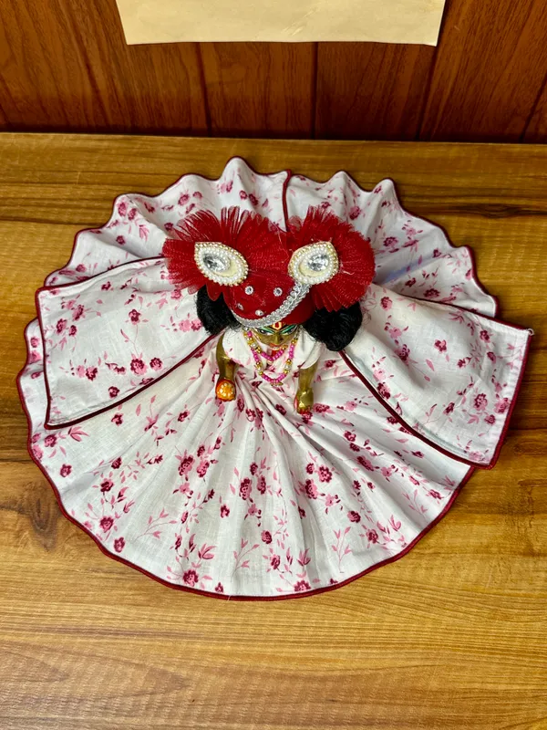 Laddu_Gopal_Summer_Spl_White_Maroon_Cotton_Poshak